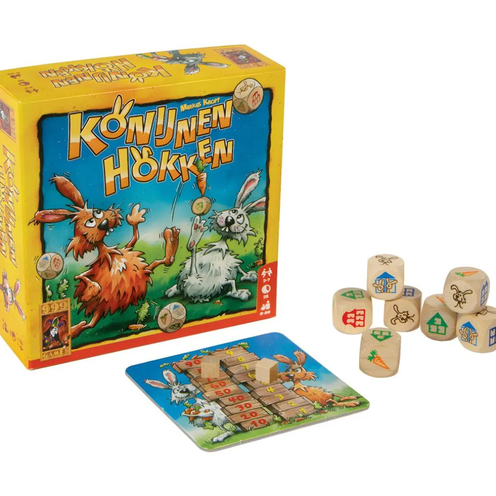 999 Games Konijnenhokken dobbelspel