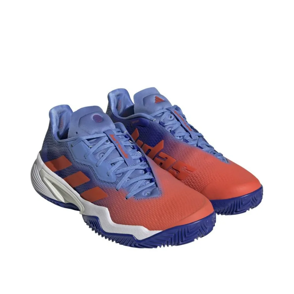 Adidas Barricade tennisschoenen heren lucid blue solar red blue fusion
