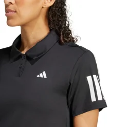 Adidas Club Climacool 3-Stripes tennispolo dames black