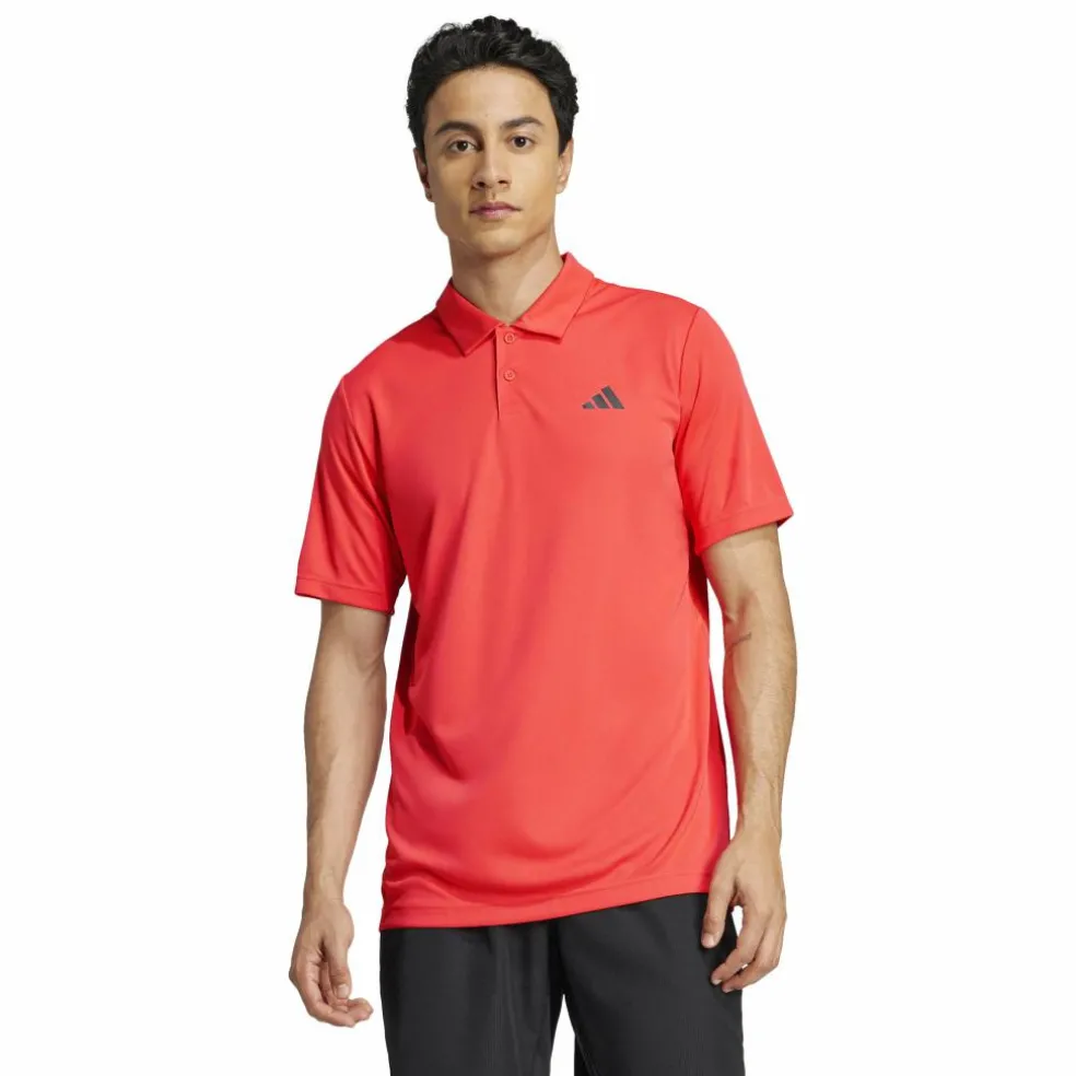 Adidas Club tennispolo heren semi lucid red