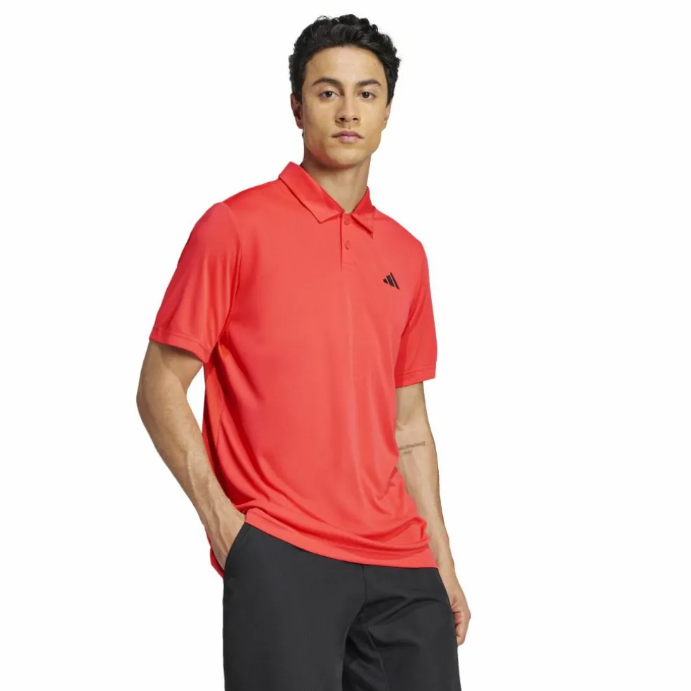 Adidas Club tennispolo heren semi lucid red