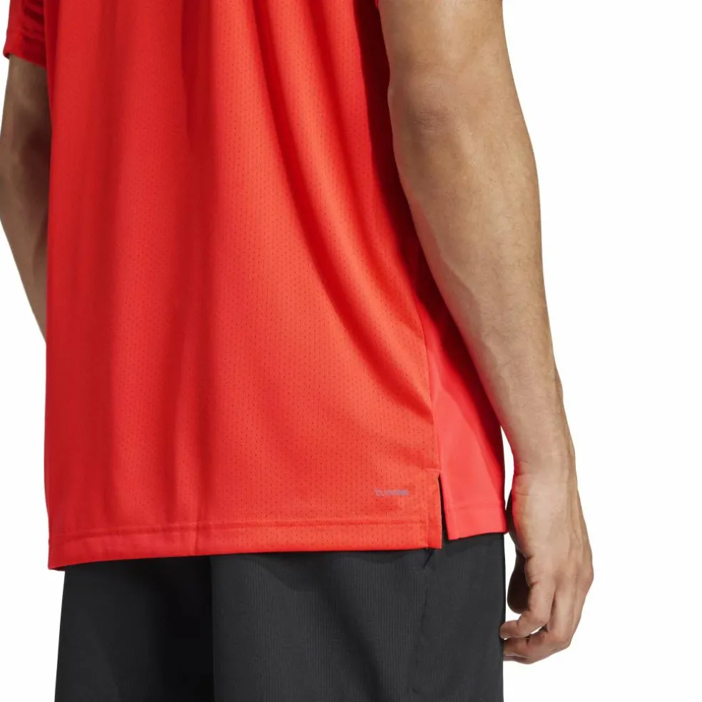 Adidas Club tennispolo heren semi lucid red
