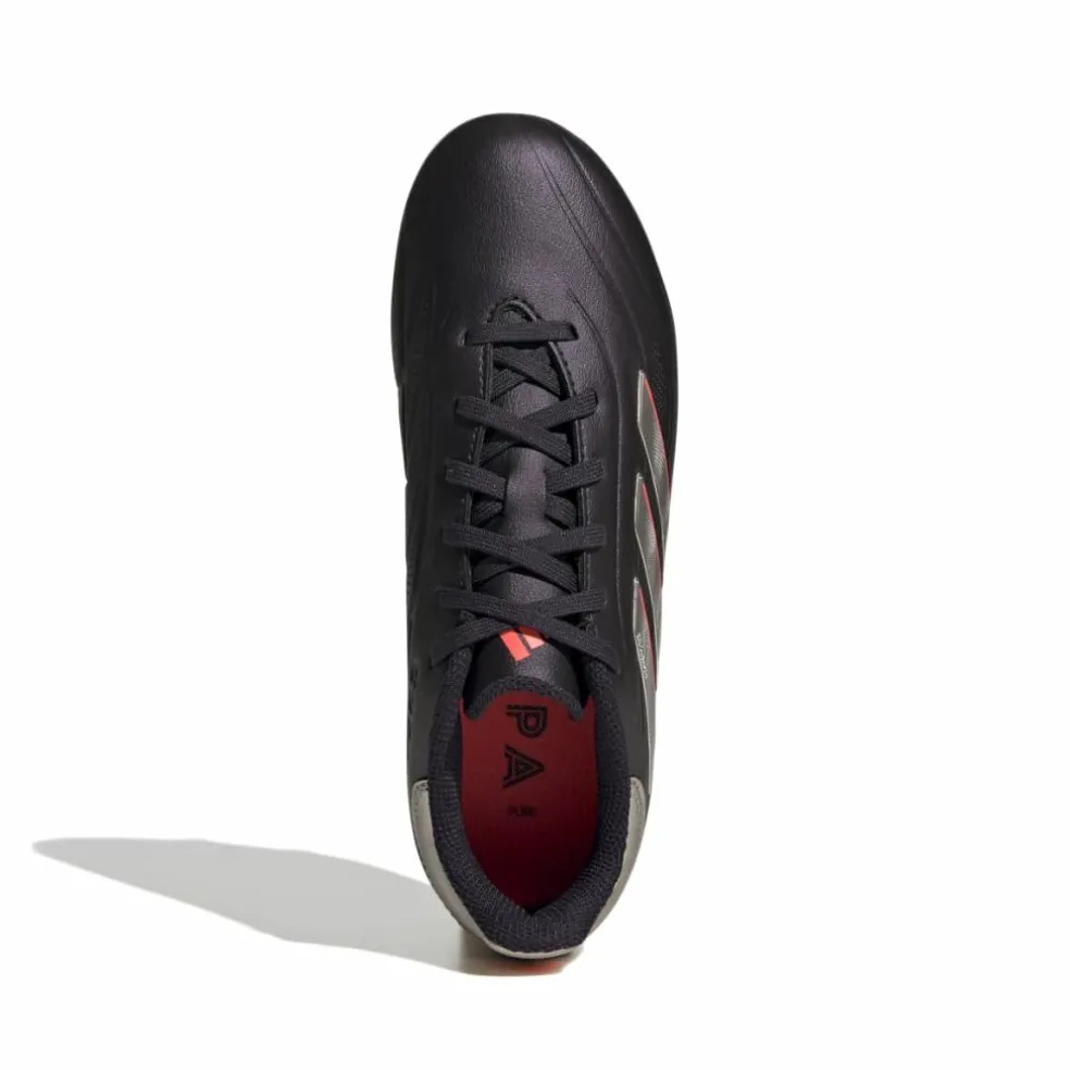 Adidas Copa Pure 2 League FG voetbalschoenen junior aurora black platinum metallic turbo
