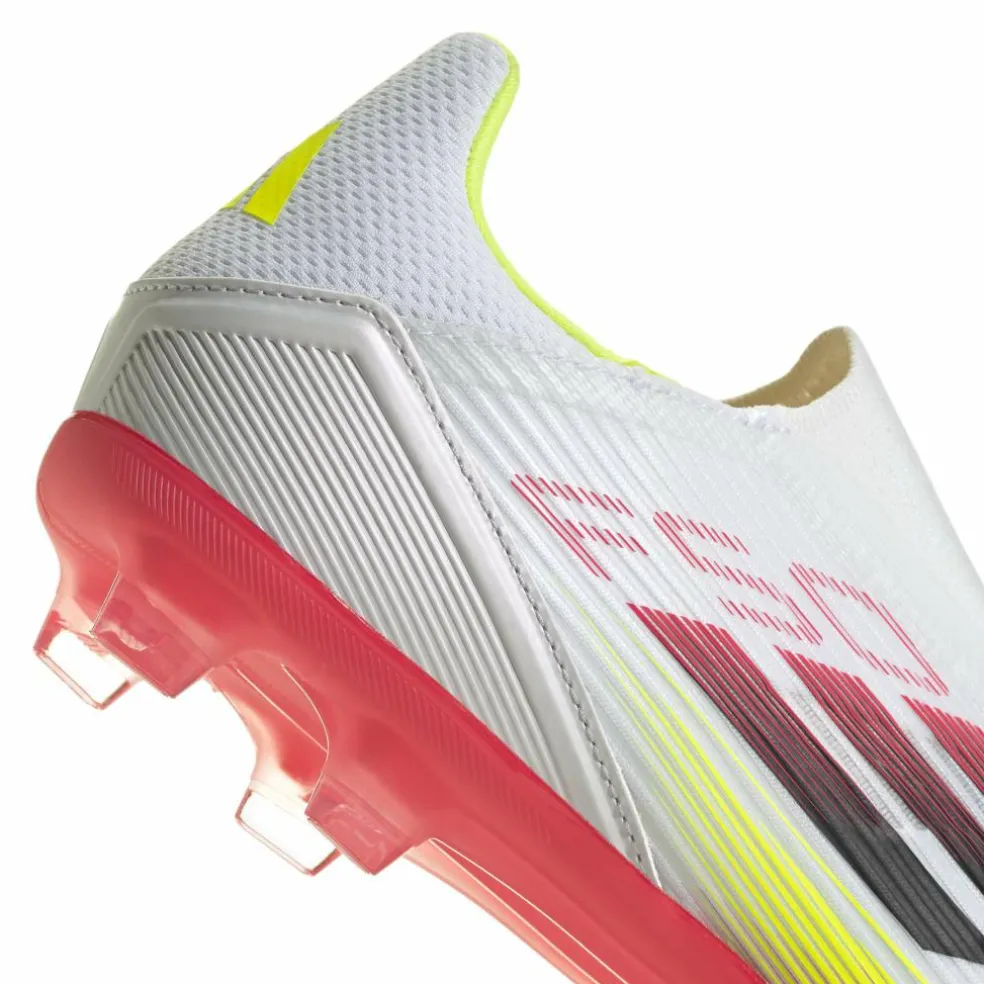 Adidas F50 League FG MG voetbalschoenen heren cloud white core black solar yellow