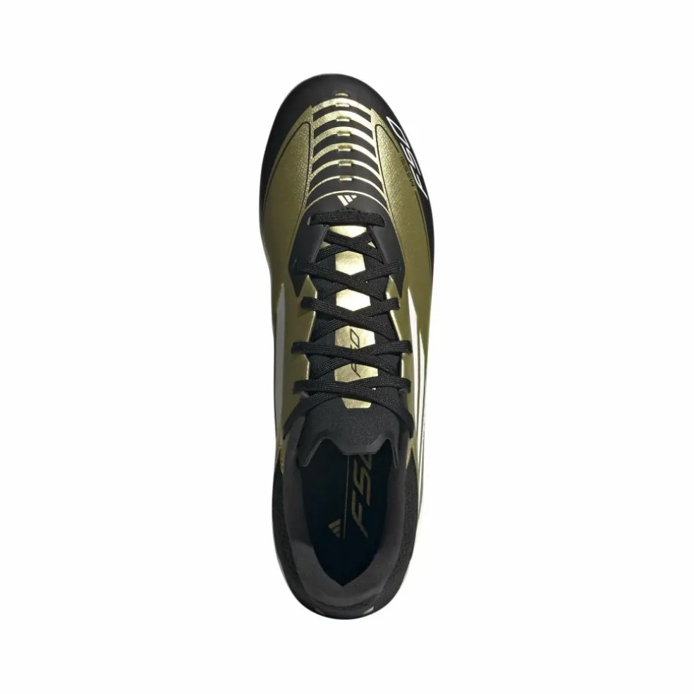 Adidas F50 League Messi FG MG voetbalschoenen heren gold metallic cloud white core black