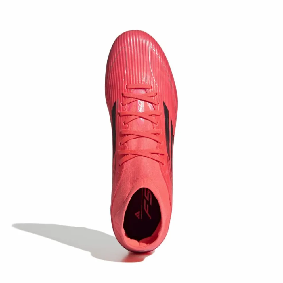 Adidas F50 League Mid-cut FG MG voetbalschoenen turbo aurora black platinum metallic