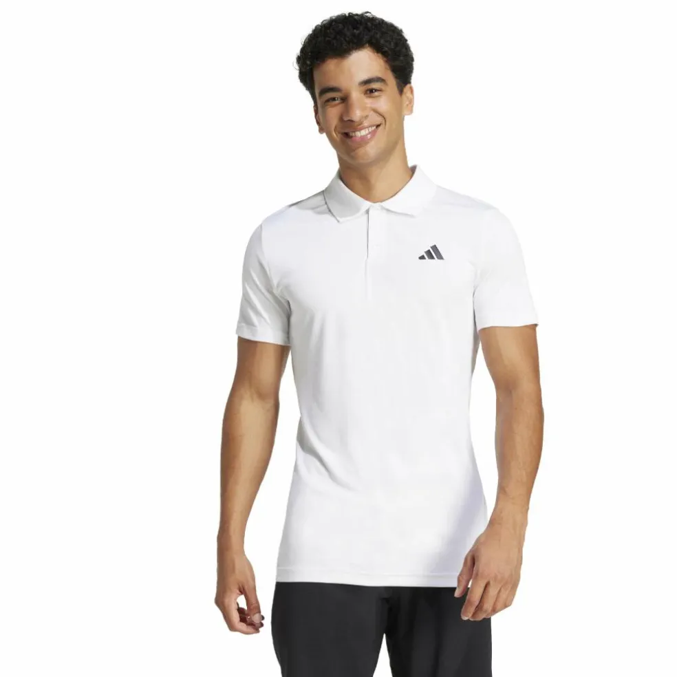 Adidas FreeLift tennispolo heren white