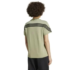 Adidas Future Icons 3-Stripes shirt dames tent green