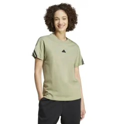 Adidas Future Icons 3-Stripes shirt dames tent green