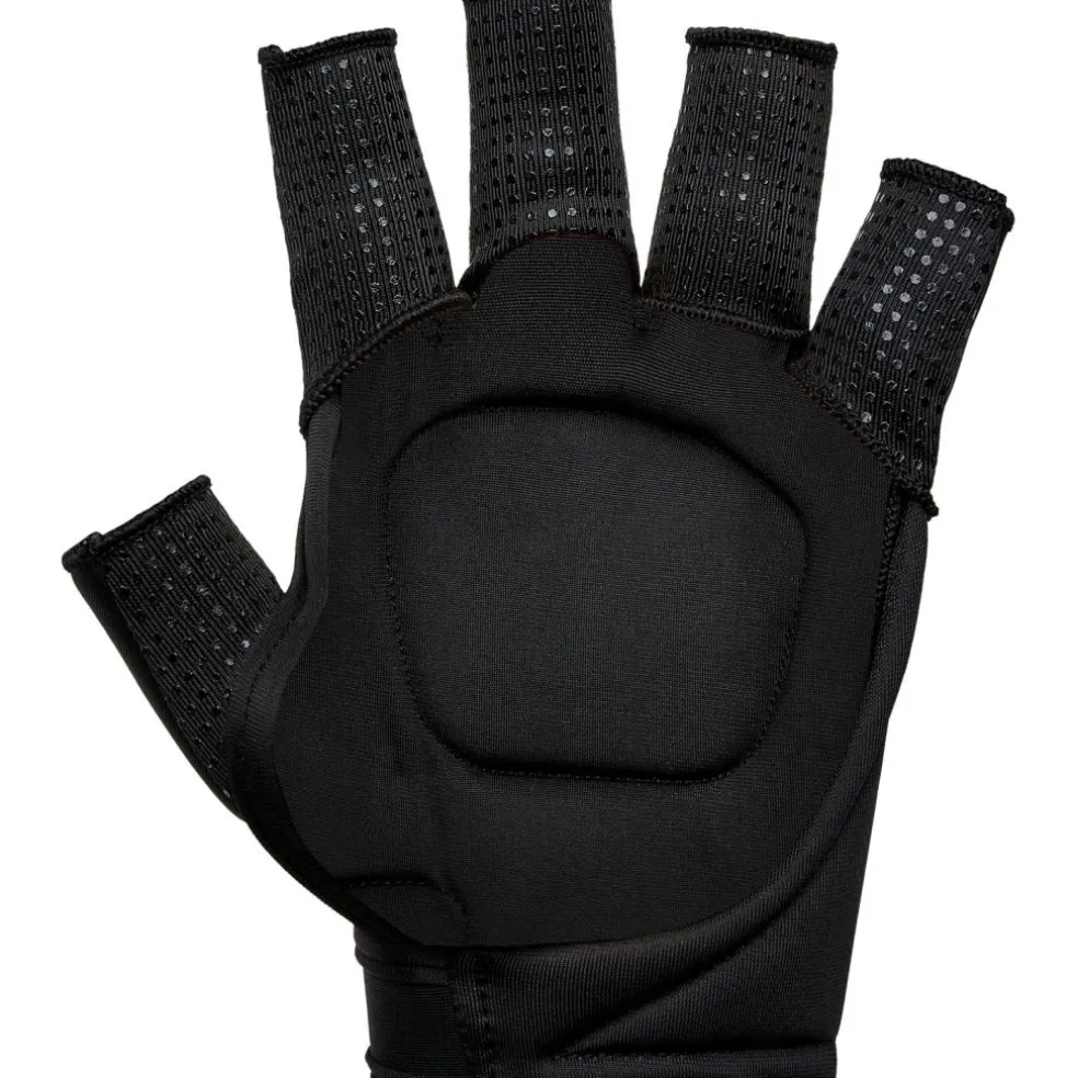 Adidas OD hockeyhandschoen black lucid lemon