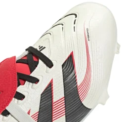 Adidas Predator League FG MG voetbalschoenen off white core black pure ruby