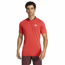 Adidas Pro FreeLift tennispolo heren semi lucid red