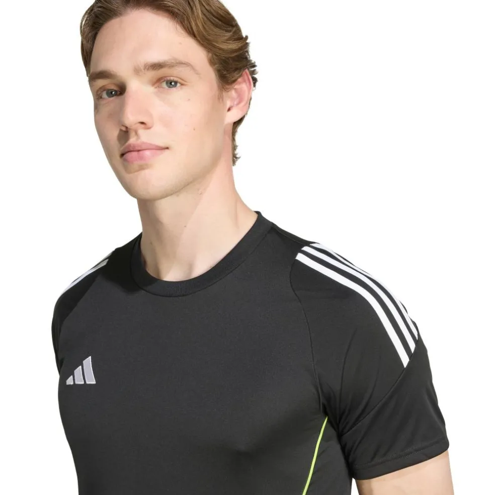 Adidas Tiro 24 voetbalshirt heren black purple rush