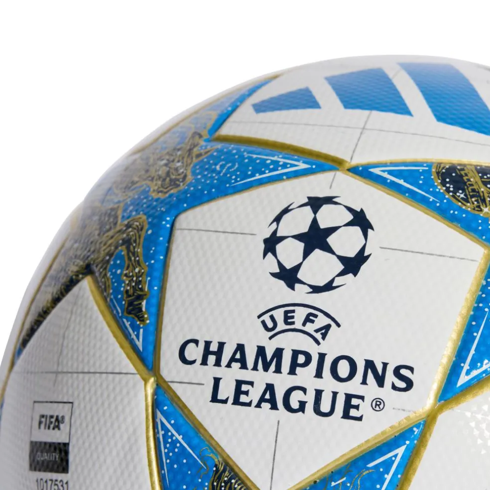 Adidas UCL League Stage Boxed voetbal white dark blue pantone gold metallic 25 - 26