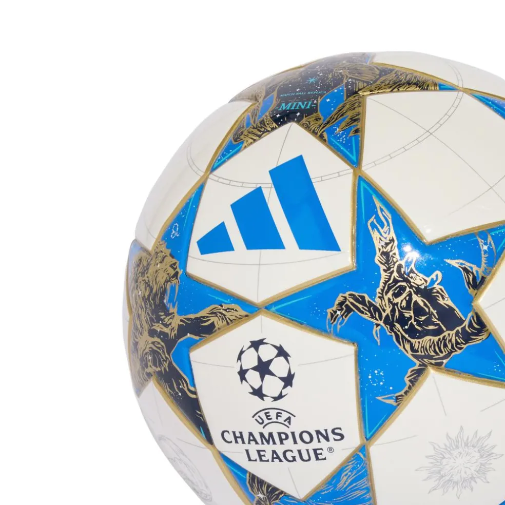 Adidas UCL League Stage Mini voetbal white dark blue multicolour gold metallic 25 - 26