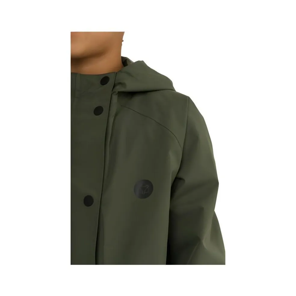 Agu Go Kids Parka Essential regenjas junior army green - 122 - 128