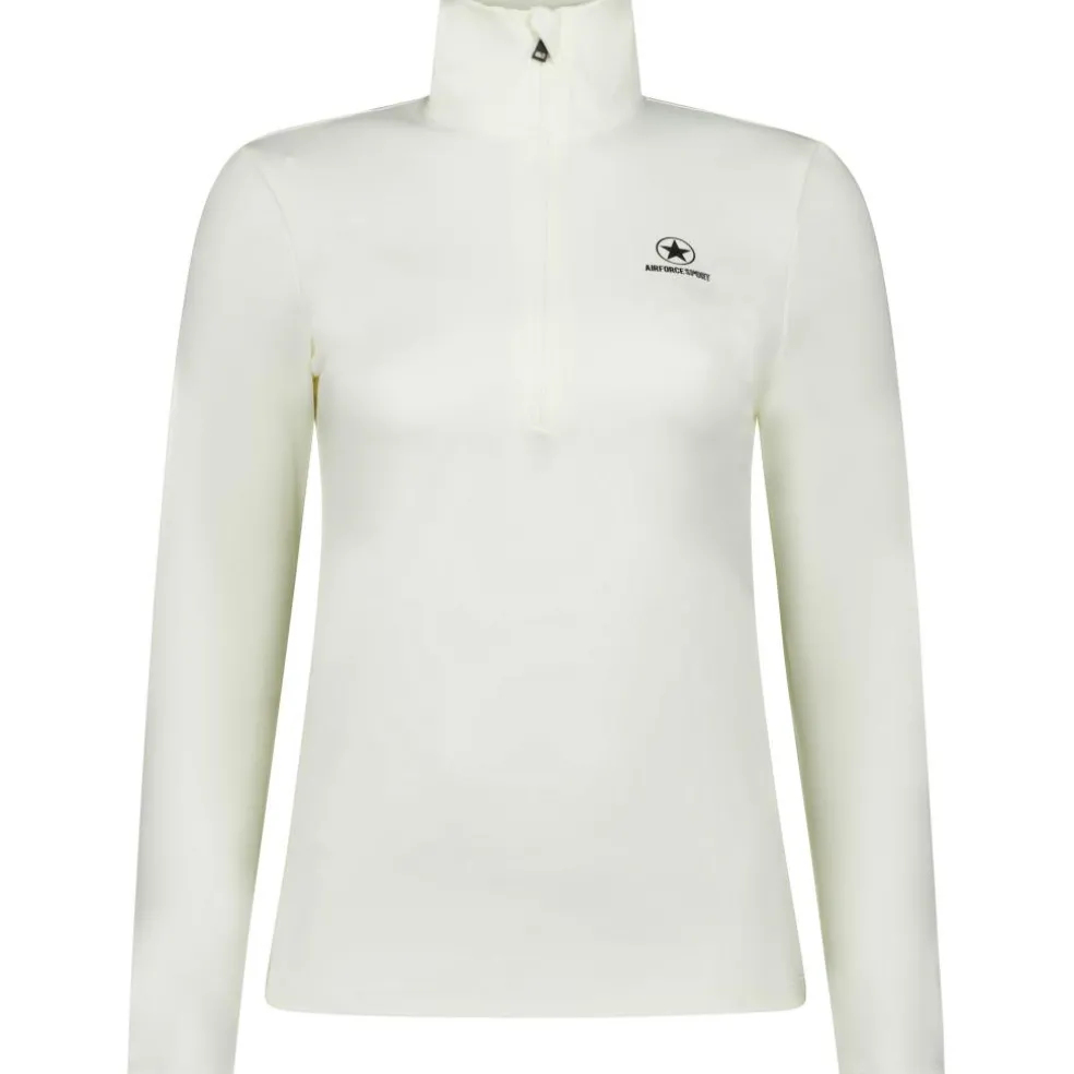 Airforce Basic Zip skipully dames ivory frost true black
