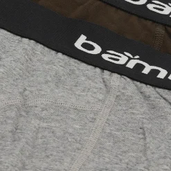 Apollo Bamboo Basic onderbroek heren grey army 2-pack