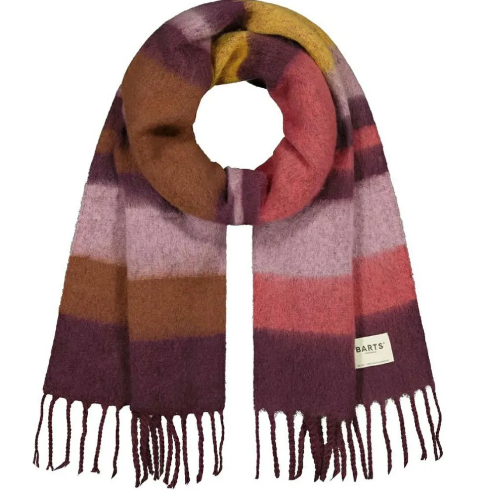 Barts Eluzabeth sjaal dames aubergine