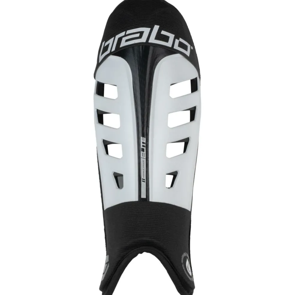 Brabo Elite scheenbeschermers white black