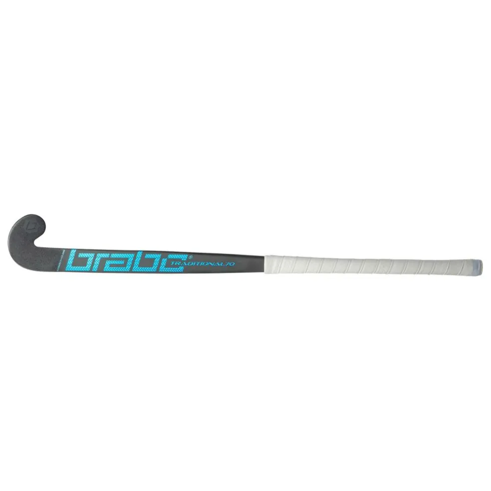 Brabo IT Traditional 70 Extreme Low Bow zaalhockeystick grey