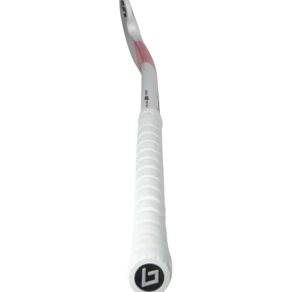 Brabo Pure 40 Pro Bow hockeystick white pink - 36,5 inch