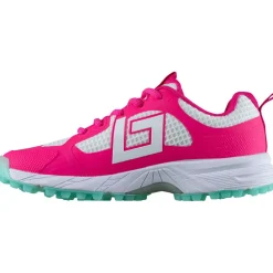 Brabo Tribute hockeyschoenen junior pink aqua inclusief slippers