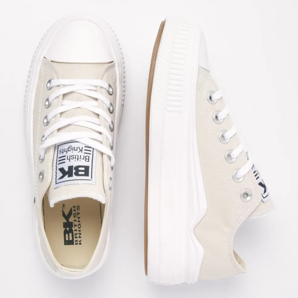 British Knights Kaya Flow Low schoenen dames beige