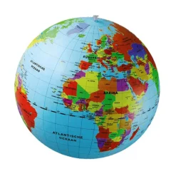 Caly Toys Wereldkaart Original opblaasbare bal 50 cm