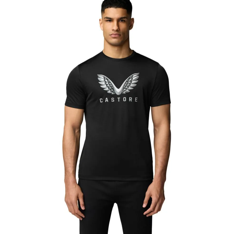 Castore Adapt Short Graphic shirt heren black white