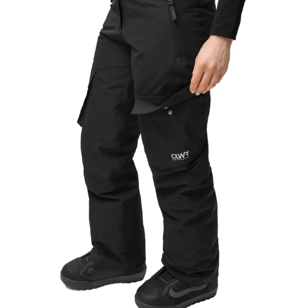 ColourWear Cargo skibroek dames black