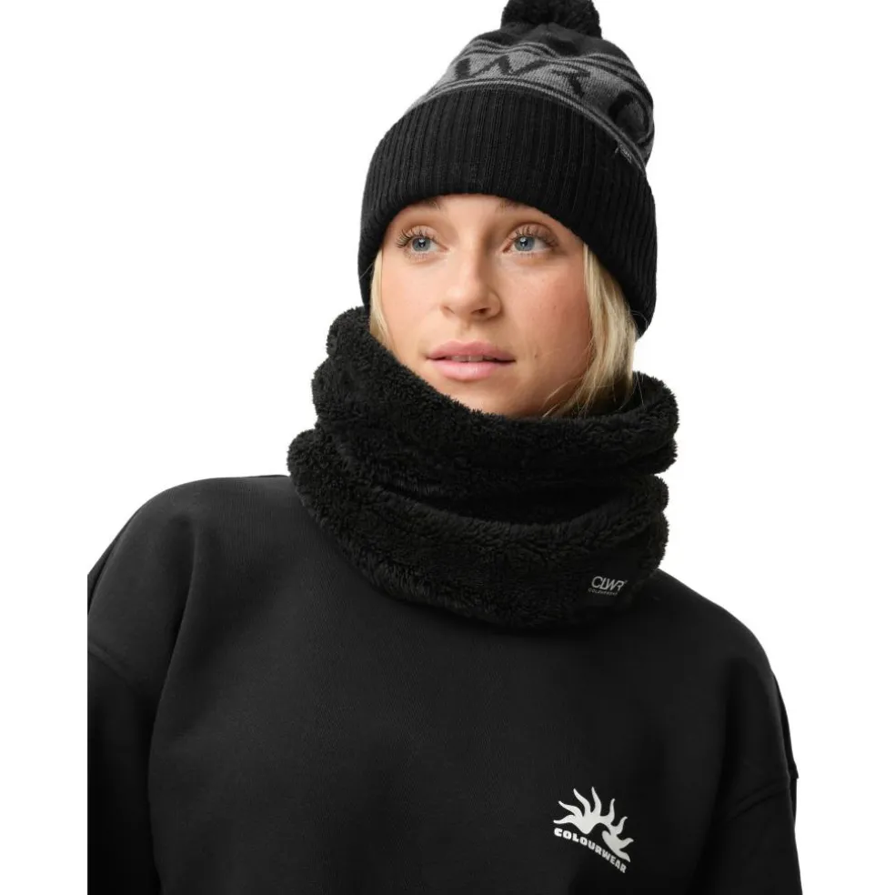 ColourWear Fluffy Tube col black