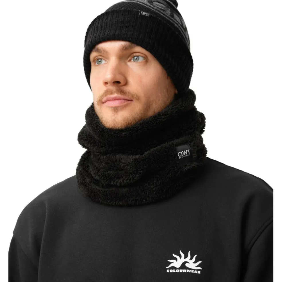 ColourWear Fluffy Tube col black