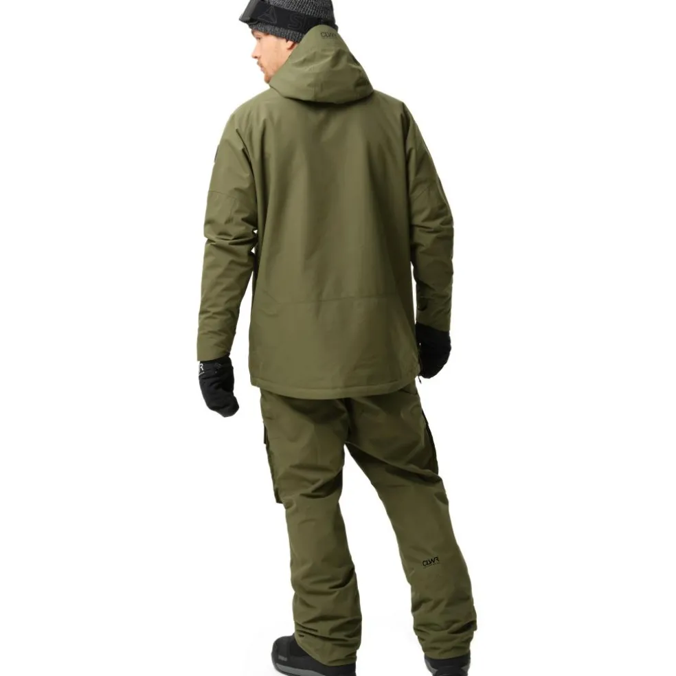 ColourWear Signature anorak winterjas heren dark olive