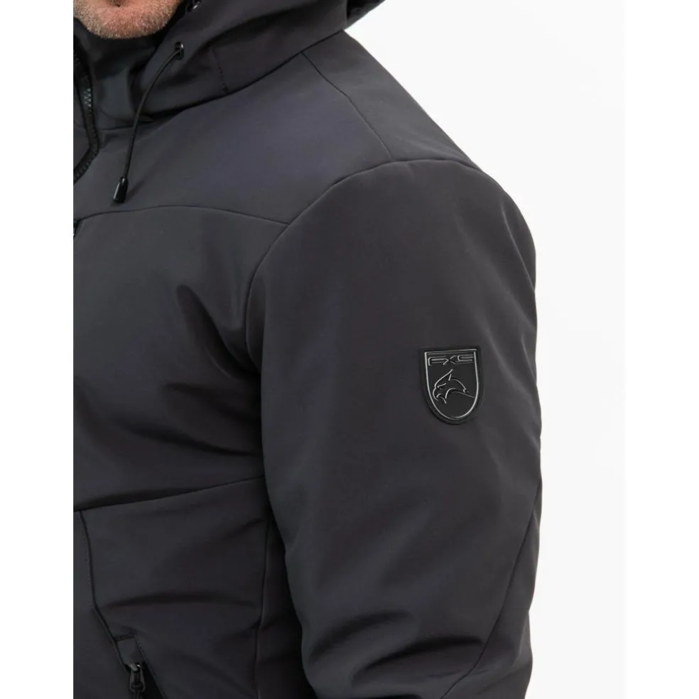 Falcon Boris softshell winterjas heren phantom