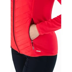 Falcon Laura trainingsjack dames rood