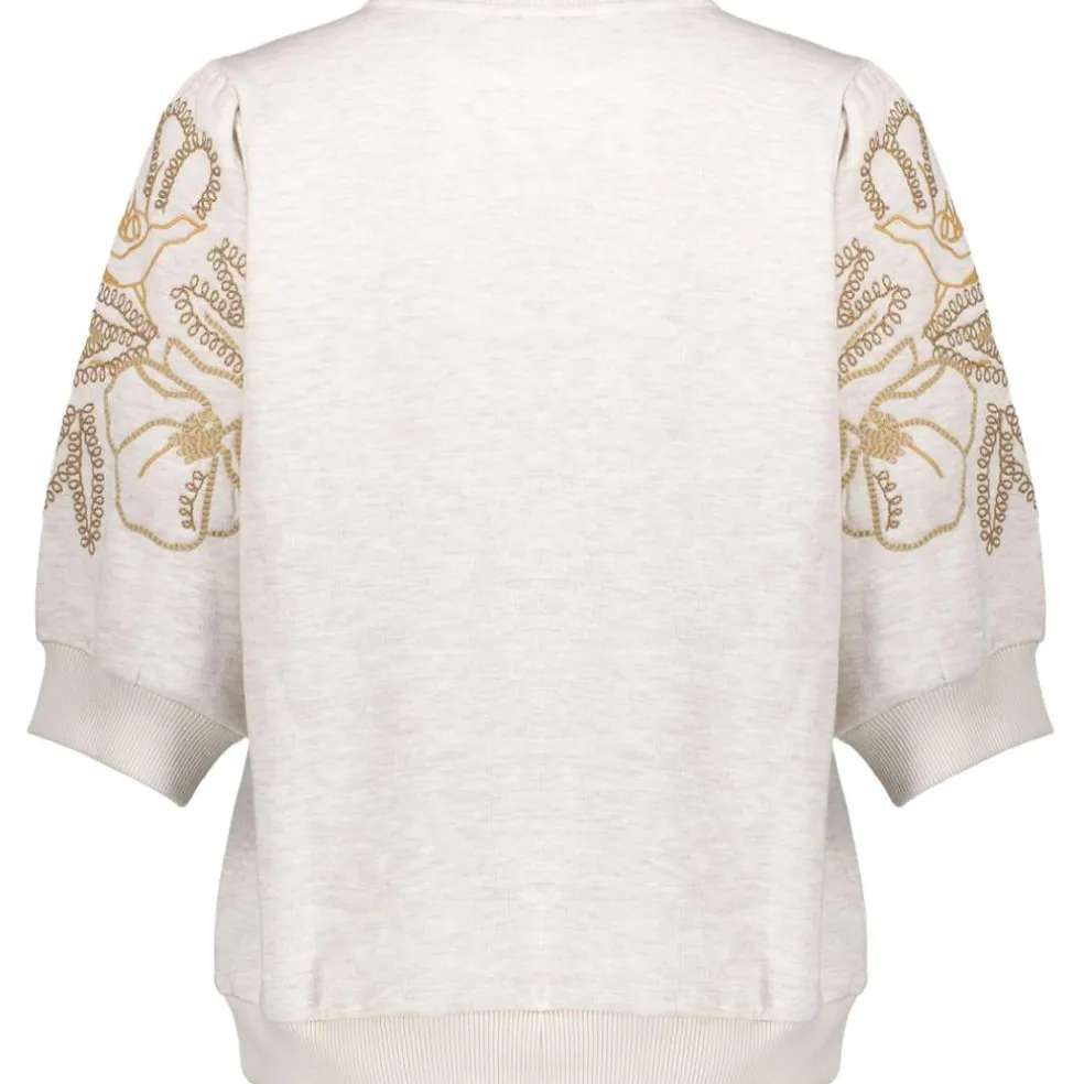 Geisha sweater dames beige melange