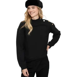Geisha sweater dames black
