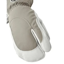 Hestra Heli Ski Lobster handschoenen dames khaki offwhite