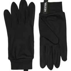 Hestra Silk Liner Touch Point handschoenen voering black