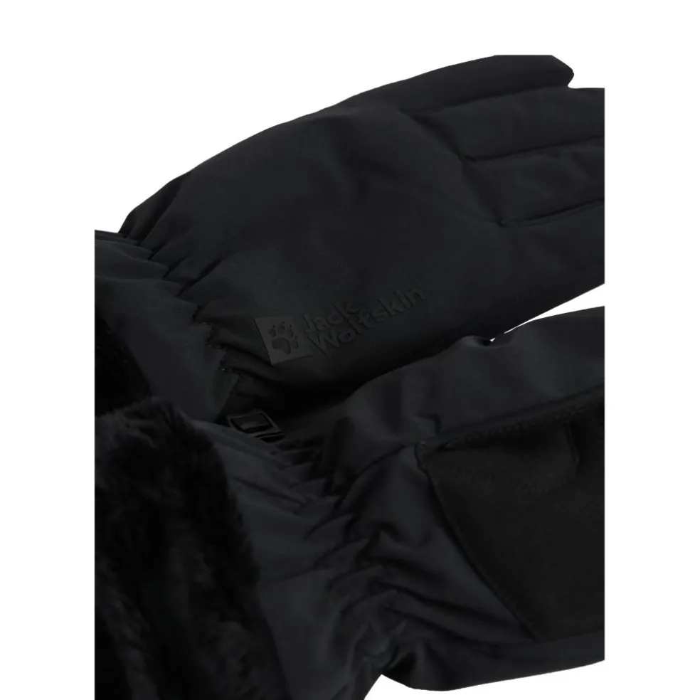 Jack Wolfskin Highloft handschoenen dames black