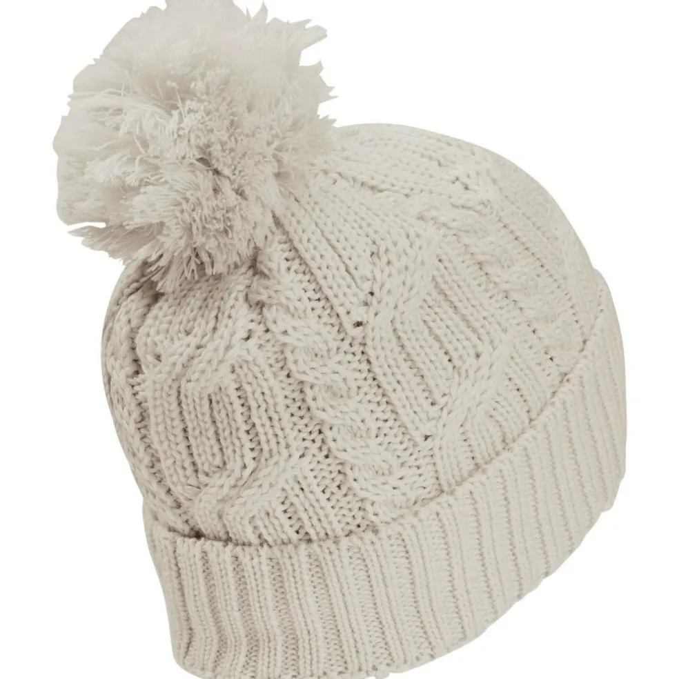 Jack Wolfskin Pompom muts pale sand