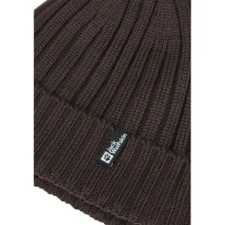 Jack Wolfskin Rib Knit muts peat