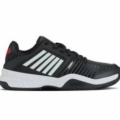 K-Swiss Court Express HB tennisschoenen heren stretch limo white high risk red