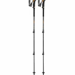 Leki Makalu Lite wandelstokken orange black dark anthracite