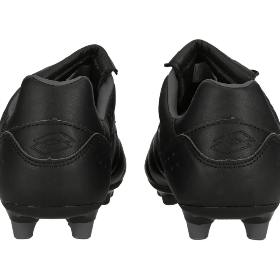 Lotto Stadio 200 FG voetbalschoenen heren all black asphalt