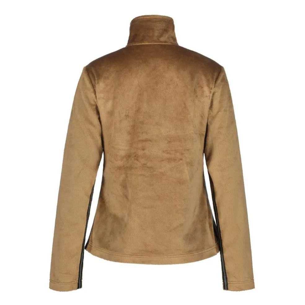 Luhta Altovaara fleece vest dames brown