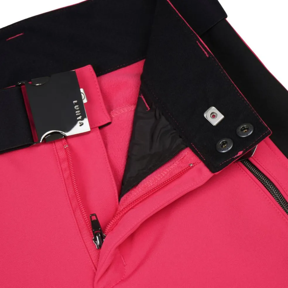 Luhta Reututunturi softshell skibroek dames raspberry