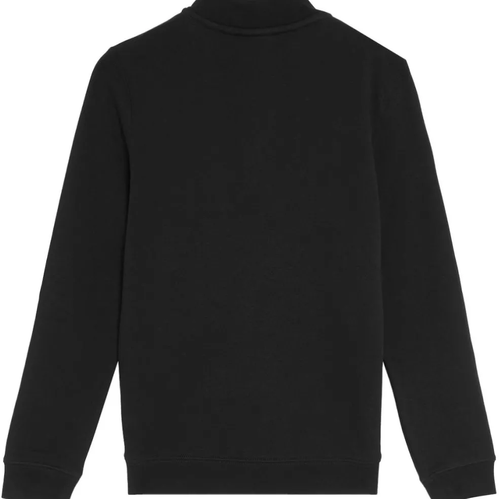 Lyle & Scott Quarter Zip Pullover sweater junior jet black
