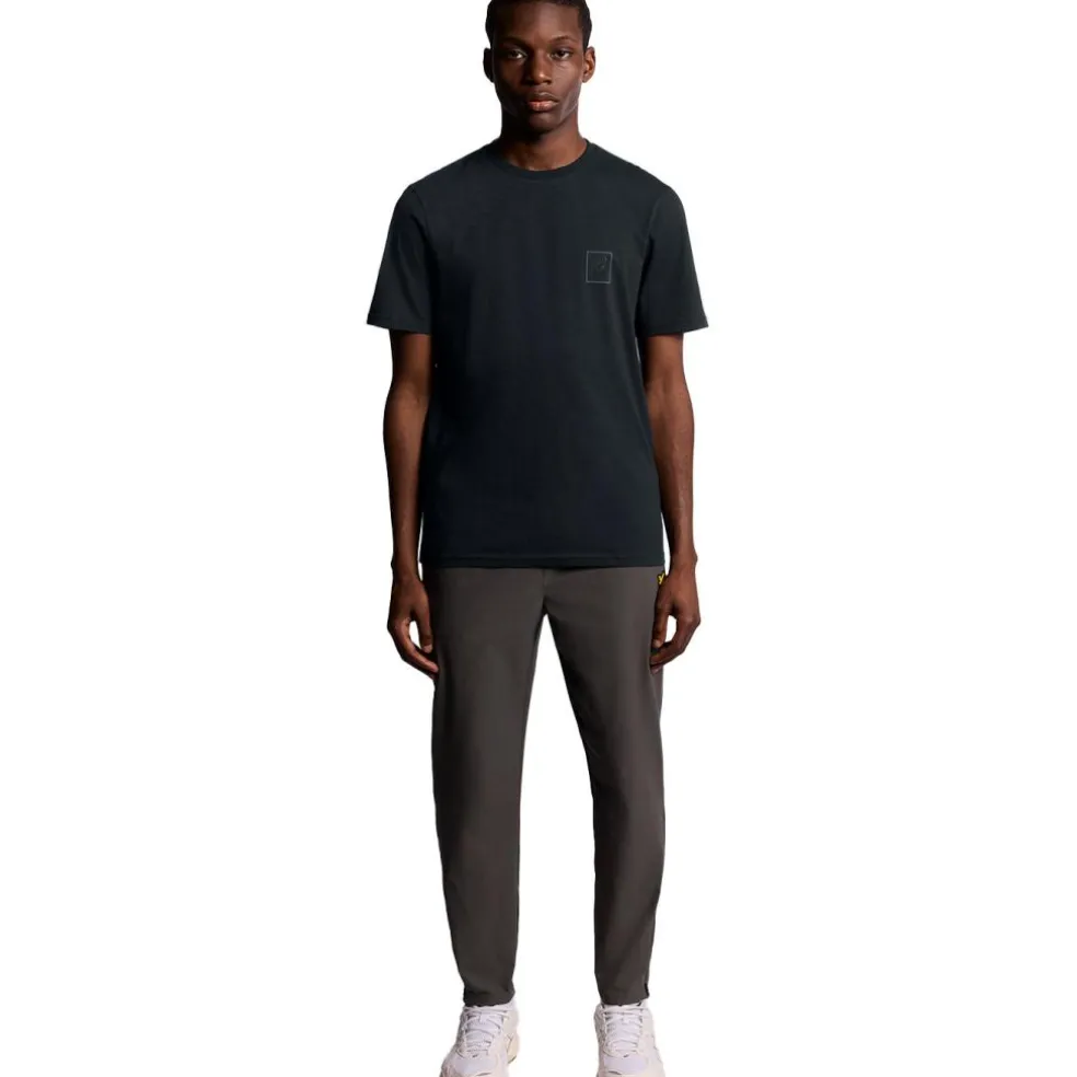 Lyle & Scott Sports Tonal Logo shirt heren dark navy